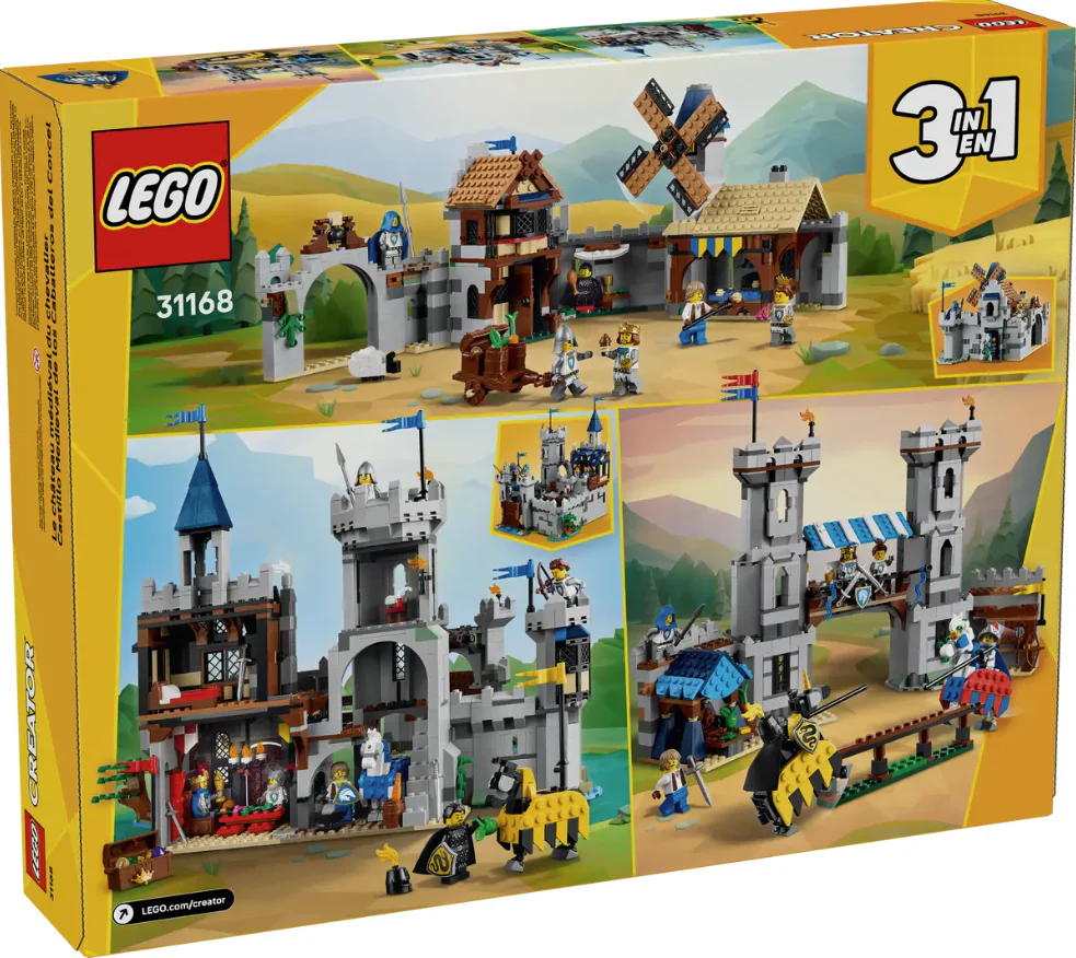 Creator 3in1 Medieval Horse Knight Castle - Image 13