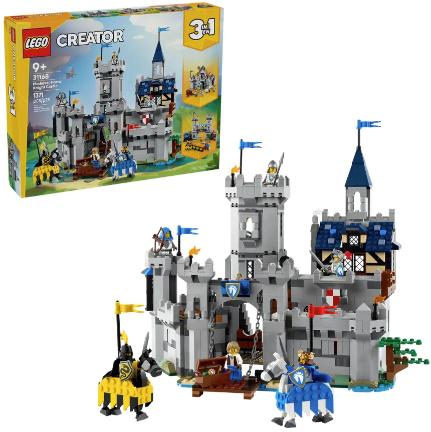 Creator 3in1 Medieval Horse Knight Castle - Image 2