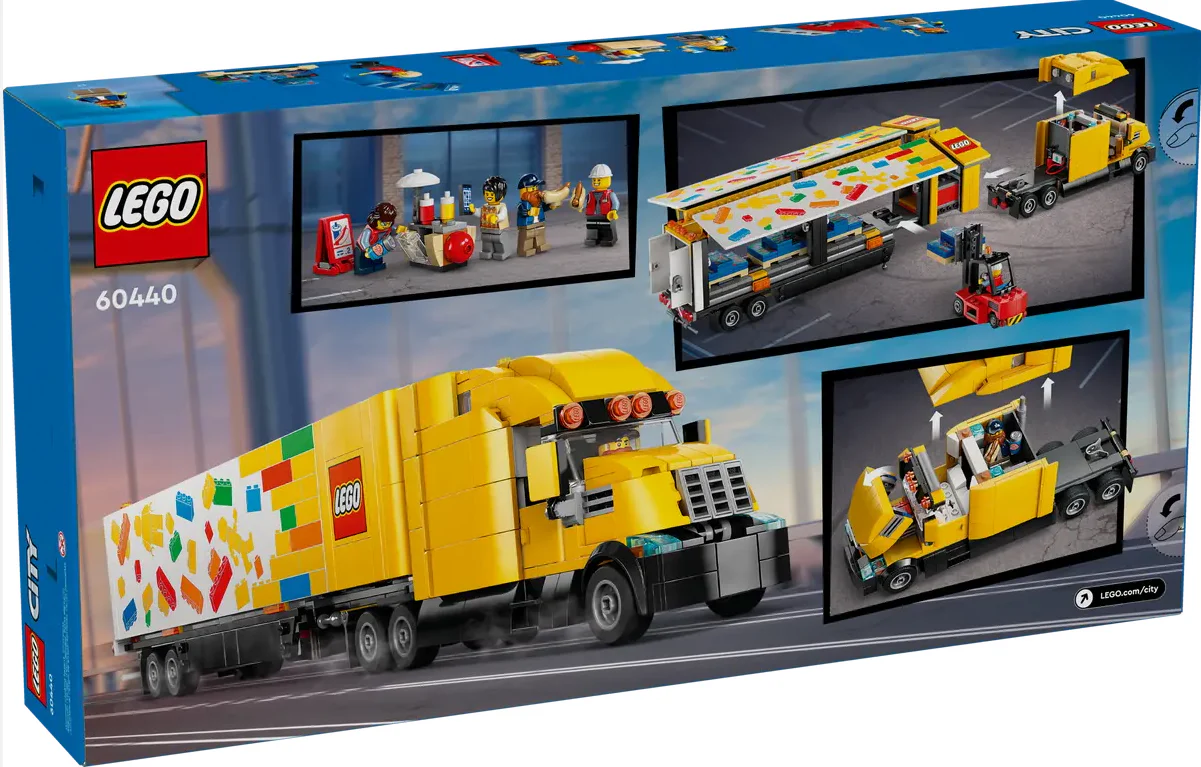 LEGO City Yellow Delivery Truck - Image 7
