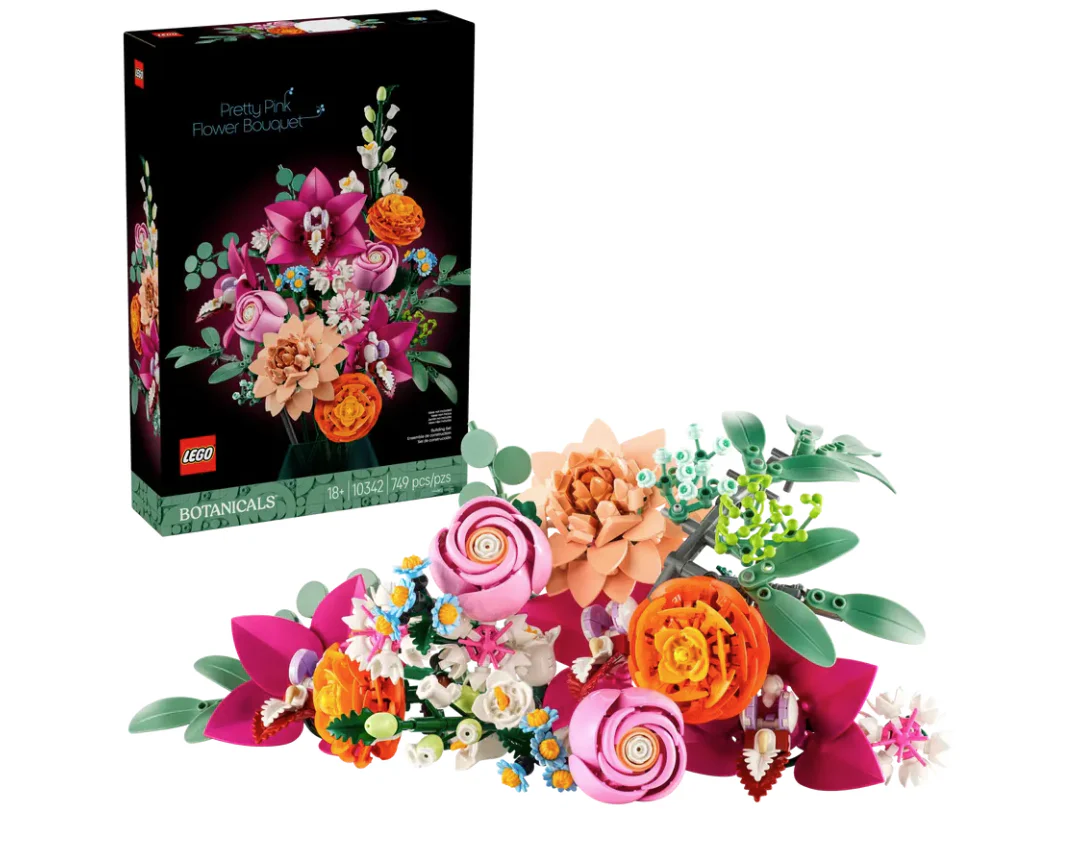 Pretty Pink Flower Bouquet - Image 2